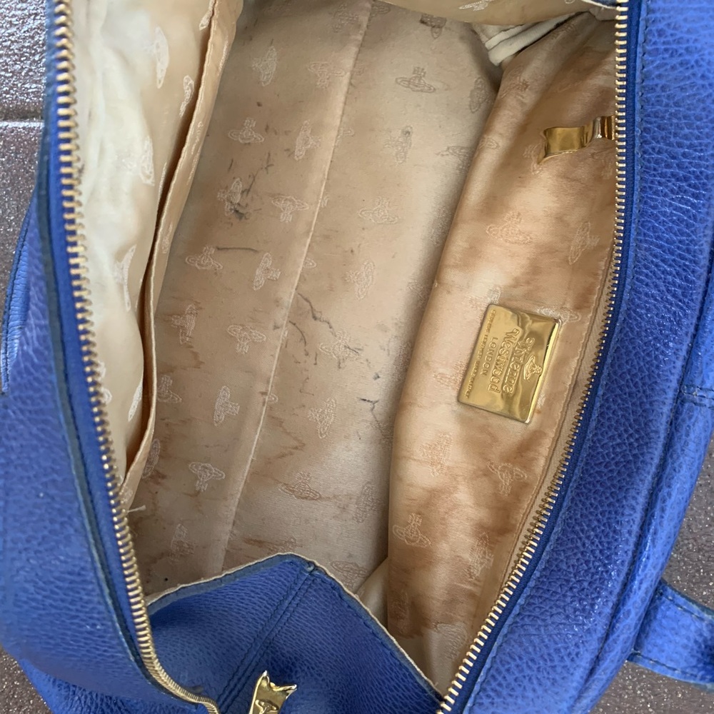 Vintage Vivienne Westwood medium blue tote! - Picture 5 of 5
